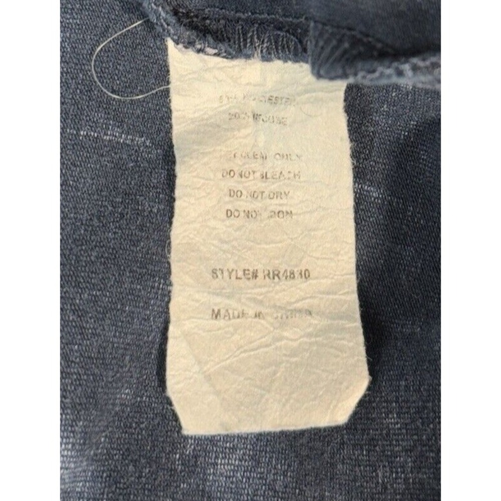 Rustic Rack Women 2x Washed Bell Bottom Flare w/fringe Light denim Festival BOHO - Picture 8 of 12